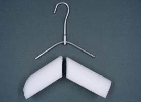 Hanger foam and hook and bar