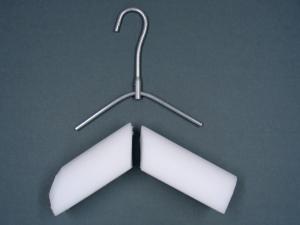 Hanger foam and hook and bar